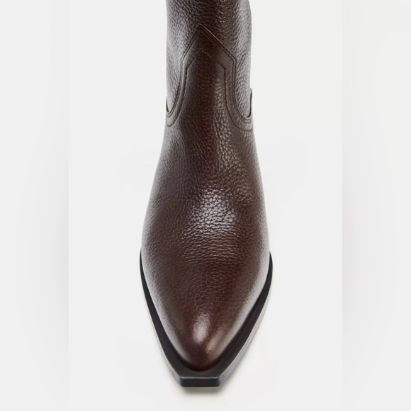 Zara Leather High Boots - Picture 5 of 5